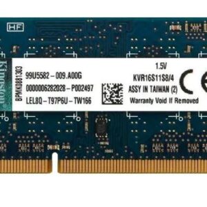 Kingston DDR3 8GB SODIMM 1600Mhz