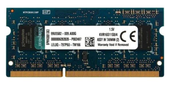 Kingston DDR3 8GB SODIMM 1600Mhz