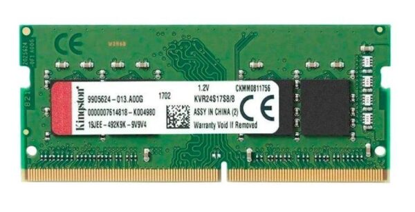 Kingston DDR4 8GB SODIMM 2400Mhz for notebook