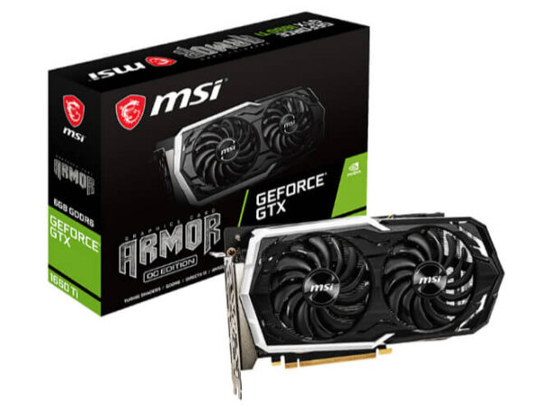 MSI - 6GB GeForce GTX 1660Ti Armor DDR6 192bit