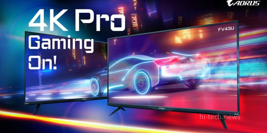 Gigabyte Aorus FV43U – 43-дюймовый игровой монитор Gigabyte Aorus FV43U – 43-дюймовый игровой монитор