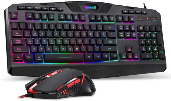 Комбо клавиатура+мышь Redragon S101-5 K503RGB+M601