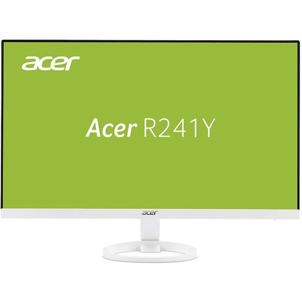 Acer - 24" R241YBwmix Monitor, IPS, 75Hz, 1mc, FHD (1920x1080), VGA+HDMI, (UM.QR1EE.B04) White
