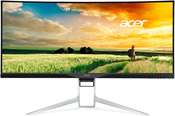 Acer - 34" XR342 Curved Monitor, IPS, 100Hz, 1mc, UW-QHD (3440x1440 ) 4K, HDMI+DP+TypeC, (UM.CX2EE.P01) Black