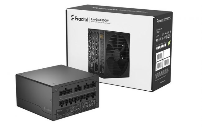 Fractal Design представила блоки питания Ion Gold мощностью до 850 Вт