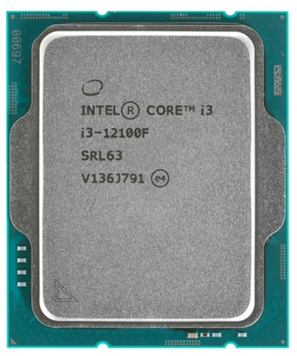 Intel-Core i3 - 12100F, 3.3 GHz, 12MB, oem, LGA1700, Alder Lake