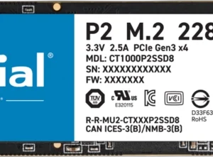 SSD M2 Crucial 1000GB P2 NVMe