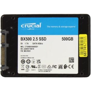 SSD Crucial 500GB BX500 SATA III 2,5"