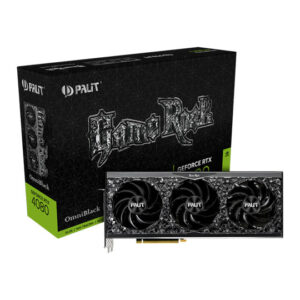 Palit - 16GB GeForce RTX4080 GameRock OMNI BLACK GDDR6 256bit 3-DP HDMI