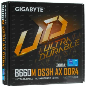 MB Gigabyte B660M DS3H AX LGA1700